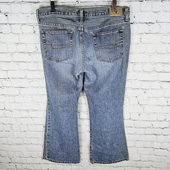 AMERICAN EAGLE | hipster fit vintage flare wide leg jeans - Picture 2 of 9